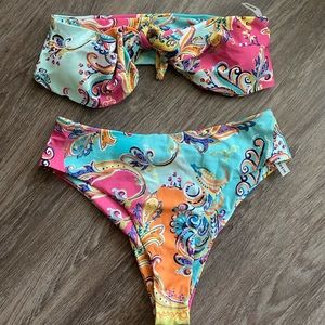 SHEIN Paisley Print Bikini